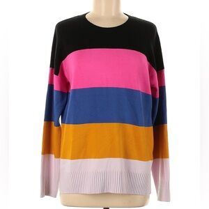 FCUK Color Block Striped Sweater